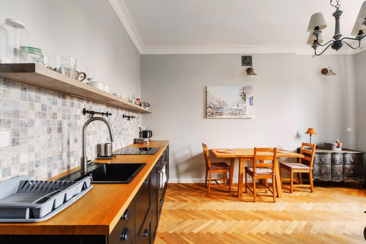 Ferienwohnung Designer Flat In The Heart Of Old Town Warschau Exterior foto